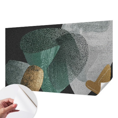 Otroška fototapeta z motivom abstraktne geometrije