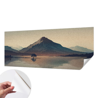 Samolepilna fototapeta za dnevno sobo Gorska pokrajina