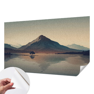 Samolepilna fototapeta za dnevno sobo z motivom gorske pokrajine