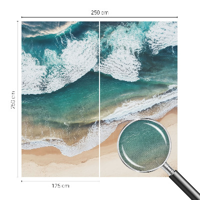 Samolepilna fototapeta za spalnico Morski valovi