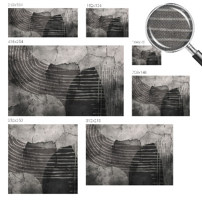 Fototapeta za otroško sobo z abstraktnim vzorcem črt
