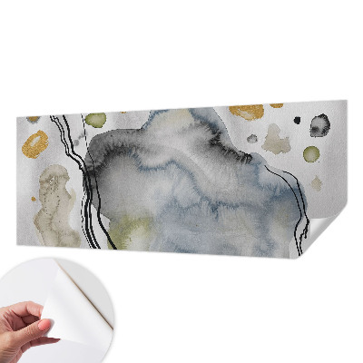 3D fototapeta z abstraktnim akvarelnim motivom