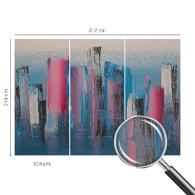 Samolepilna fototapeta z abstraktnim vzorcem črt