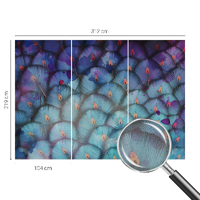 Otroška fototapeta Barvito perje