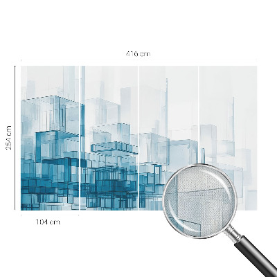 Fototapeta za otroško sobo Prozorne kocke