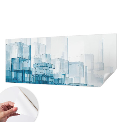 Fototapeta za otroško sobo z motivom prozornih kock