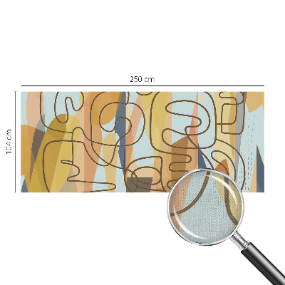 Samolepilna fototapeta za dnevno sobo Abstraktne oblike