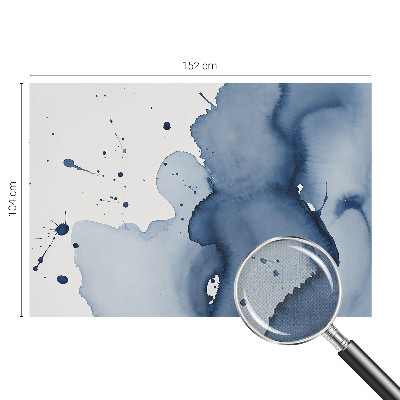 3D fototapeta Temno modri brizgi