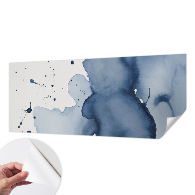 3D fototapeta z motivom temno modrih brizg