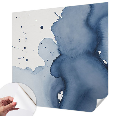 3D fototapeta Temno modri brizgi