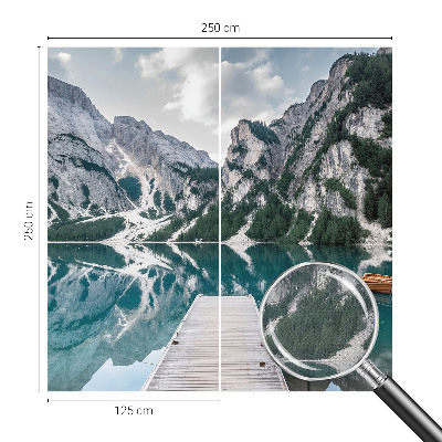 Otroška fototapeta z gorsko panoramo
