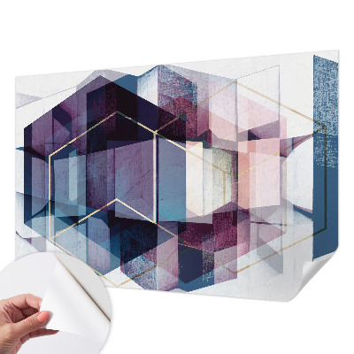 Samolepilna fototapeta z motivom geometrijskih kock