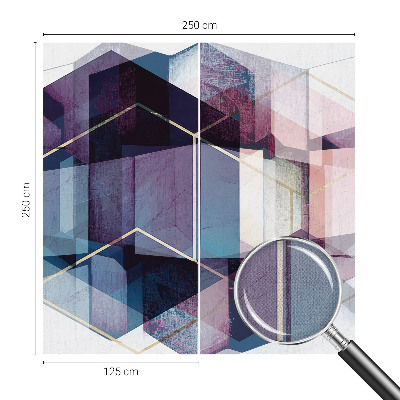 Samolepilna fototapeta z motivom geometrijskih kock