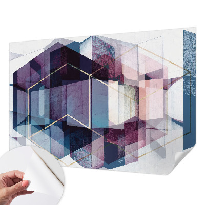 Samolepilna fototapeta z motivom geometrijskih kock