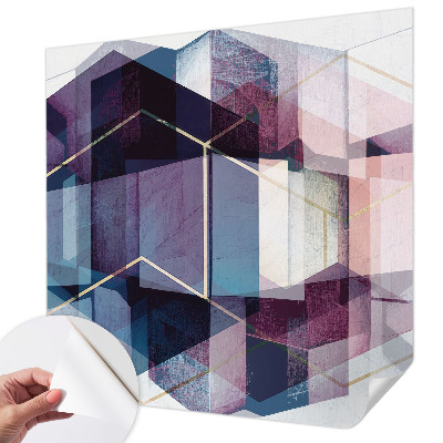 Samolepilna fototapeta z motivom geometrijskih kock