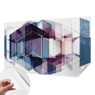 Samolepilna fototapeta z motivom geometrijskih kock