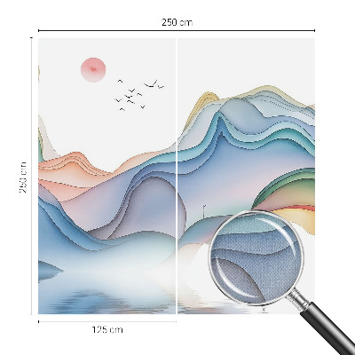 Samolepilna fototapeta za dnevno sobo Sanjska pokrajina