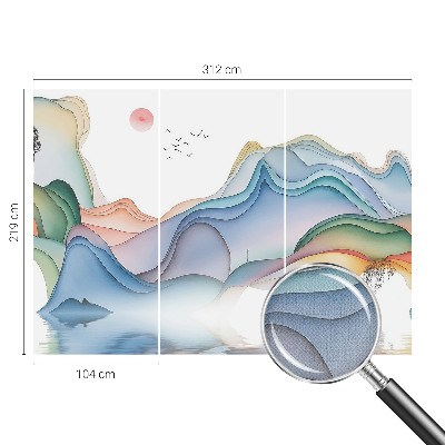 Samolepilna fototapeta za dnevno sobo Sanjska pokrajina