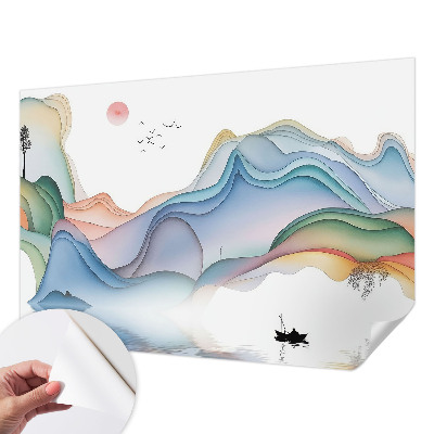 Samolepilna fototapeta za dnevno sobo Sanjska pokrajina