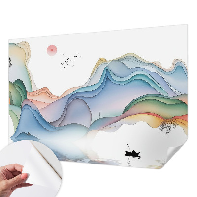 Samolepilna fototapeta za dnevno sobo Sanjska pokrajina