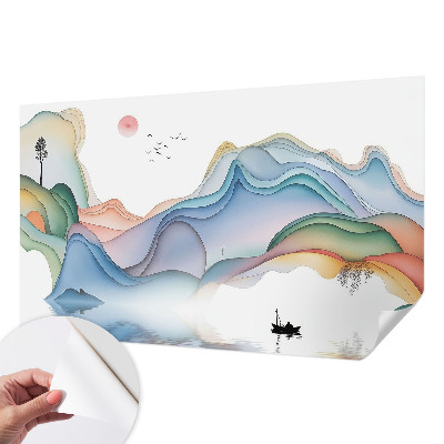 Samolepilna fototapeta za dnevno sobo Sanjska pokrajina