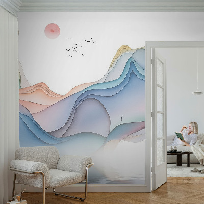 Samolepilna fototapeta za dnevno sobo Sanjska pokrajina