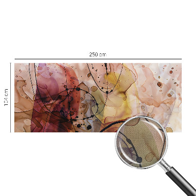 3D fototapeta z abstraktnim motivom v pomirjujočih tonih