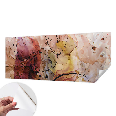 3D fototapeta z abstraktnim motivom v pomirjujočih tonih