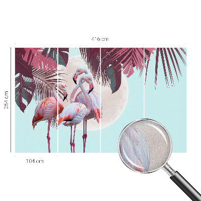 Samolepilna fototapeta za spalnico Eksotične ptice