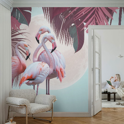 Samolepilna fototapeta za spalnico Eksotične ptice