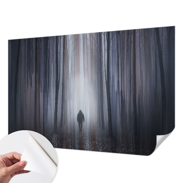 Samolepilna fototapeta za dnevno sobo Gozdna tišina