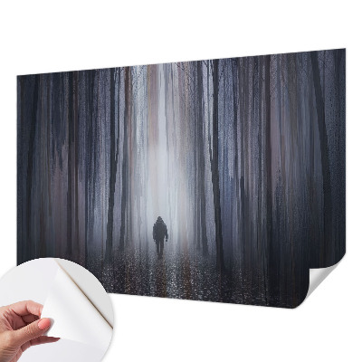 Samolepilna fototapeta za dnevno sobo Gozdna tišina