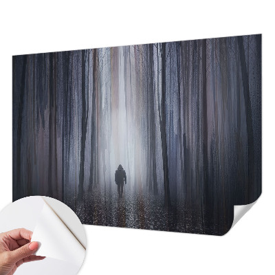 Samolepilna fototapeta za dnevno sobo Gozdna tišina