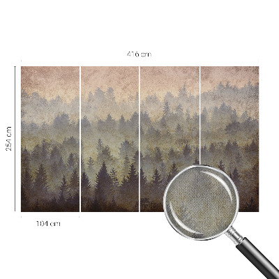 Otroška fototapeta Gozdna megla