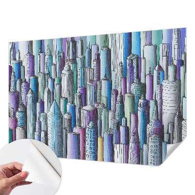 Samolepilna fototapeta Mestni nebotičniki