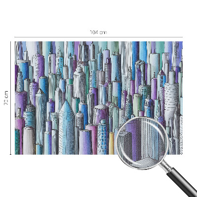Samolepilna fototapeta Mestni nebotičniki