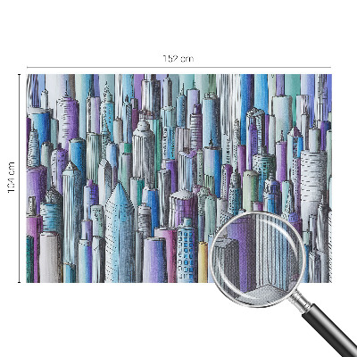 Samolepilna fototapeta Mestni nebotičniki