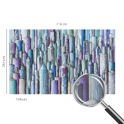 Samolepilna fototapeta Mestni nebotičniki