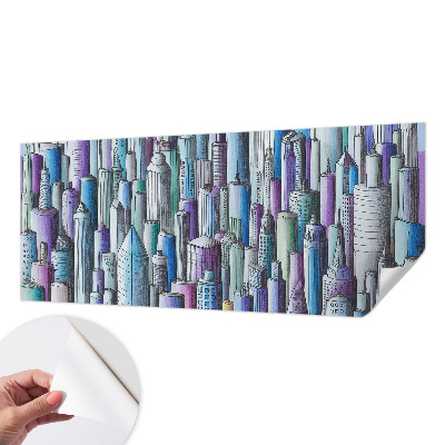 Samolepilna fototapeta Mestni nebotičniki