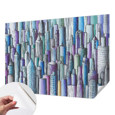 Samolepilna fototapeta Mestni nebotičniki