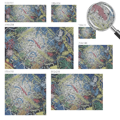 3D fototapeta z motivom rastlinskih vrtincev