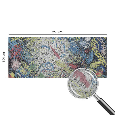 3D fototapeta z motivom rastlinskih vrtincev