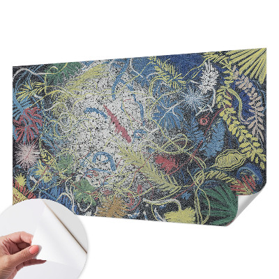 3D fototapeta z motivom rastlinskih vrtincev