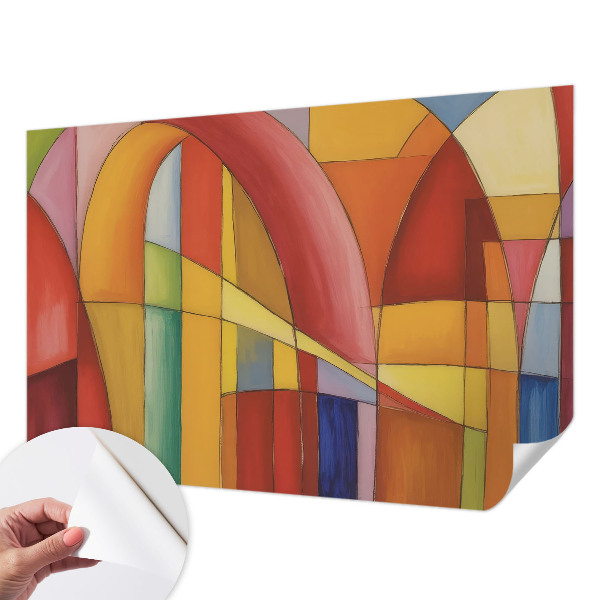 Samolepilna fototapeta za dnevno sobo Energijske oblike