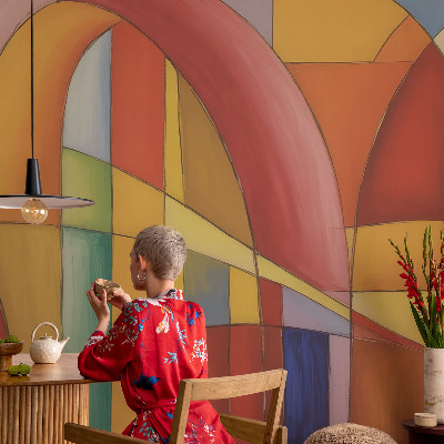 Samolepilna fototapeta za dnevno sobo Energijske oblike