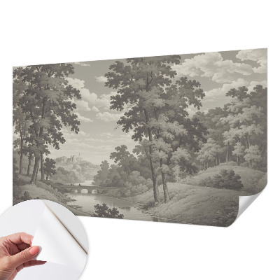 Fototapeta za otroško sobo Grad in most