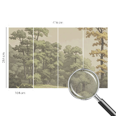 Otroška fototapeta Gozdna idila