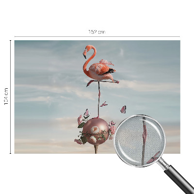 Samolepilna fototapeta z motivom elegantnega flaminga