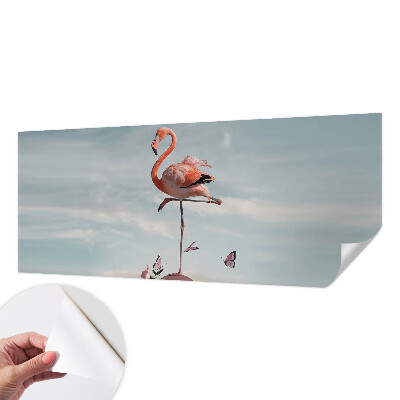 Samolepilna fototapeta z motivom elegantnega flaminga