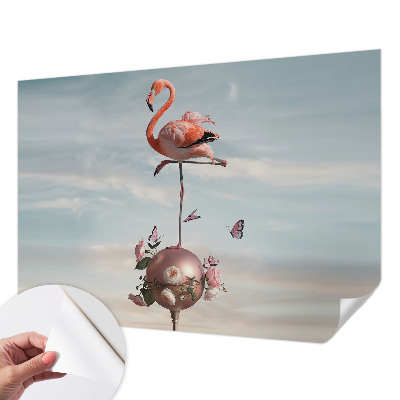 Samolepilna fototapeta Eleganten flamingo
